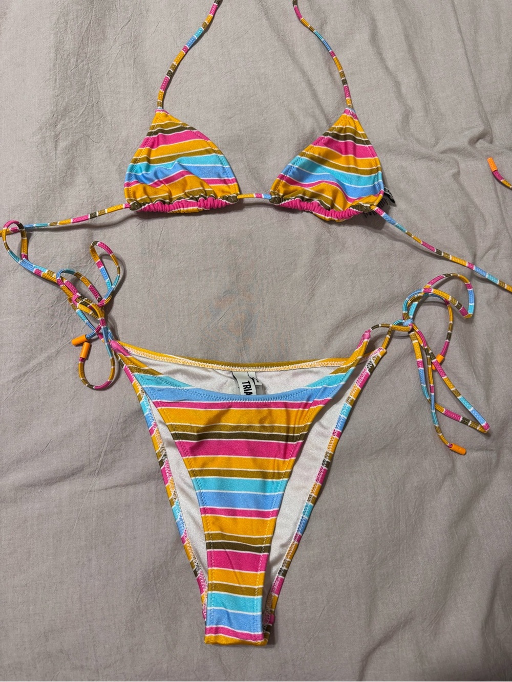 Triangl Melon Stripe Bikini